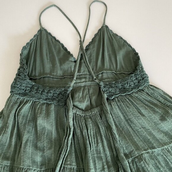 Aerie Dark Green Mini Dress - Picture 7 of 14